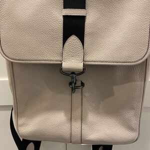 Coach leather backpack